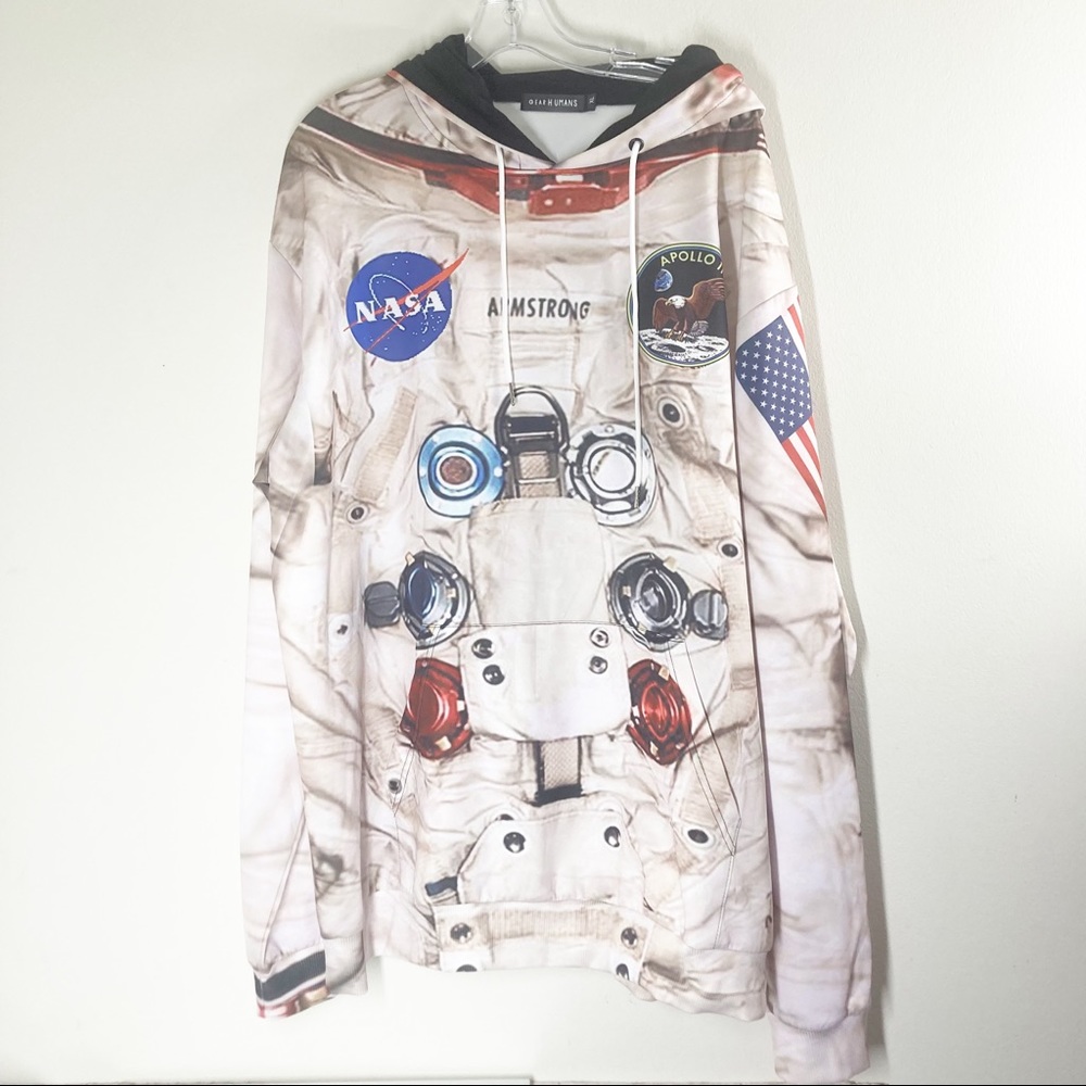 Gear Humans NASA Armstrong Apollo Hoodie Size XL